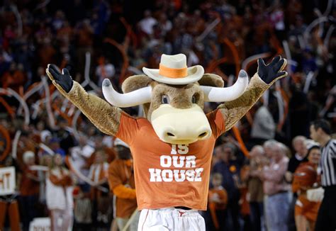 Texas basketball mascot uniform
